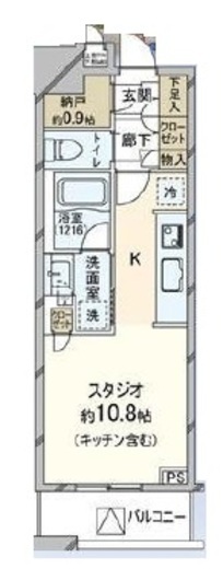 ブリリアタワーズ目黒 6階 間取り図