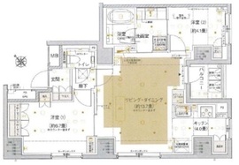 サンクタス銀座 8階 間取り図