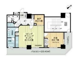 ライオンズタワー池袋 24階 間取り図