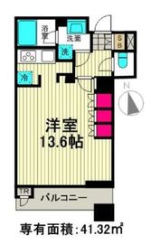 クオリア門前仲町 5階 間取り図