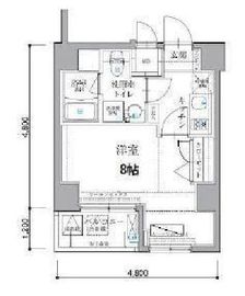 リヴシティ門前仲町 6階 間取り図