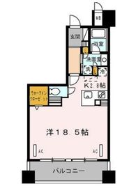 ロイヤルパークス豊洲 415 間取り図