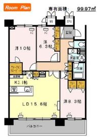 ロイヤルパークス西新井 1309 間取り図