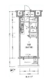 エスコート麻布十番 2階 間取り図