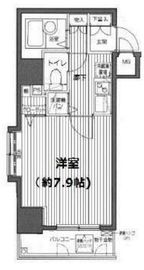 ガラ・ステージ麻布十番 6階 間取り図