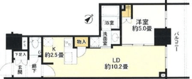 リビオ文京本駒込レジデンス 5階 間取り図