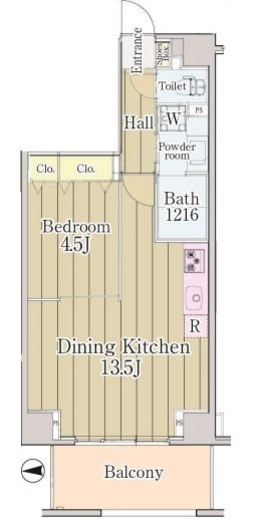 グランクリュ新宿御苑 602 間取り図