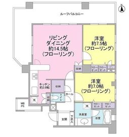 エルラフィナ白金 2階 間取り図