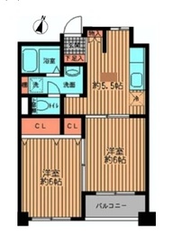 プライムアーバン勝どき 1015 間取り図