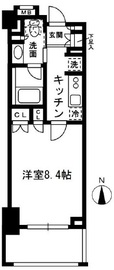 レジディア中落合 B609 間取り図