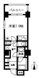 レジディア中落合 B101 間取り図