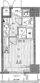 グランド・ガーラ麻布十番 3階 間取り図