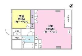 シャトー東洋南青山 5階 間取り図