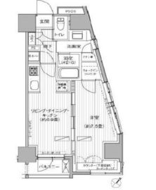 ヒューリックレジデンス駒込 1005 間取り図