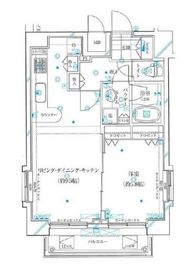 ガリシア浜松町 13階 間取り図