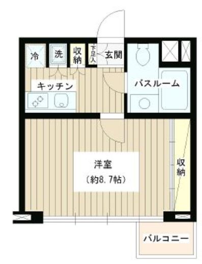 JOYCE広尾 202 間取り図