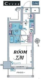 ジェノヴィア新宿御苑グリーンヴェール 13階 間取り図