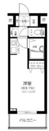 エスコート麻布十番 10階 間取り図