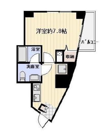 フジヨシ白金高輪アジールコート 402 間取り図