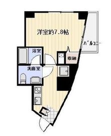 フジヨシ白金高輪アジールコート 402 間取り図