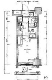 デュアルタップ大崎 7階 間取り図