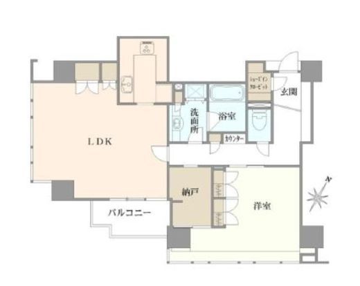 アクシア青山 4階 間取り図