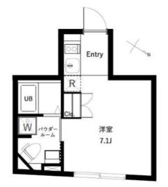 オーキッドレジデンス代々木 EAST 402 間取り図