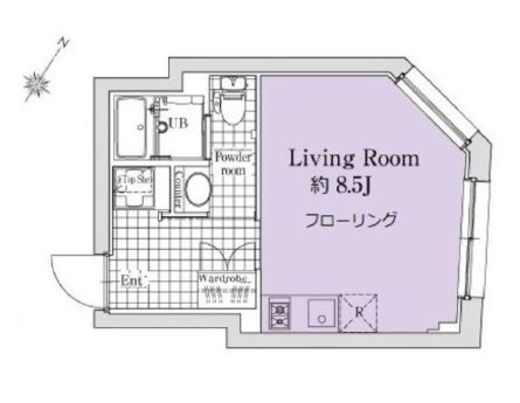 オーキッドレジデンス代々木 EAST 301 間取り図
