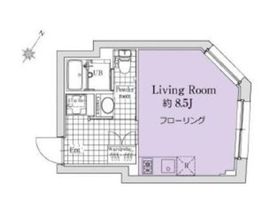 オーキッドレジデンス代々木 EAST 501 間取り図