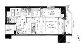 A-standard本郷三丁目 13階 間取り図