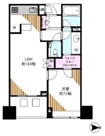 恵比寿パークハウス 4階 間取り図