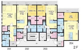 西麻布SBMマンション 201 間取り図