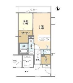 西麻布SBMマンション 203 間取り図