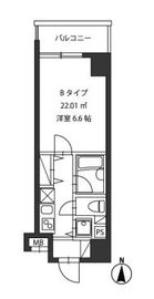 レジディア新御茶ノ水 404 間取り図