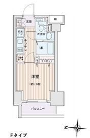 エスティメゾン錦糸町2 813 間取り図