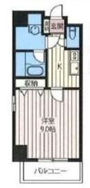 エスティメゾン秋葉原 1101 間取り図