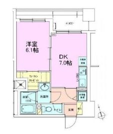 銀座レジデンス参番館 403 間取り図