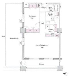 レグノ・セレーノ 13階 間取り図