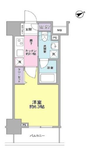 サンピエス大森 903 間取り図