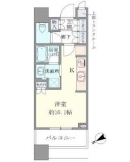 ブリリアタワーズ目黒 9階 間取り図