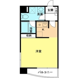 ティアラ恵比寿 402 間取り図