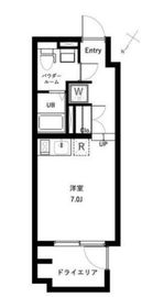 オーキッドレジデンス代々木 WEST 101 間取り図