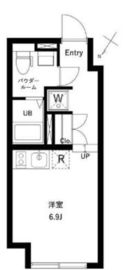オーキッドレジデンス代々木 WEST 201 間取り図