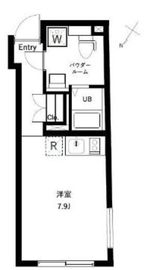 オーキッドレジデンス代々木 WEST 402 間取り図