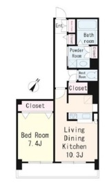 ムーンアイランドタワー 4階 間取り図
