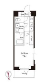 オーキッドレジデンス上野稲荷町Ⅱ 1202 間取り図