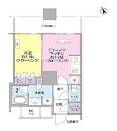 ザ・パークハウス西新宿タワー60 46階 間取り図