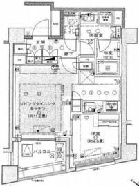 グローリオ文京茗荷谷 5階 間取り図