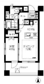 クオリアYZ恵比寿 6階 間取り図