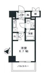 パークプリエ神楽坂 5階 間取り図